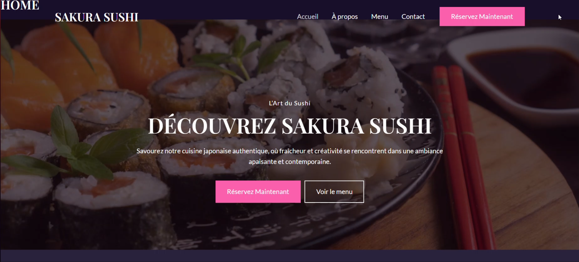 sakura sushi accueil